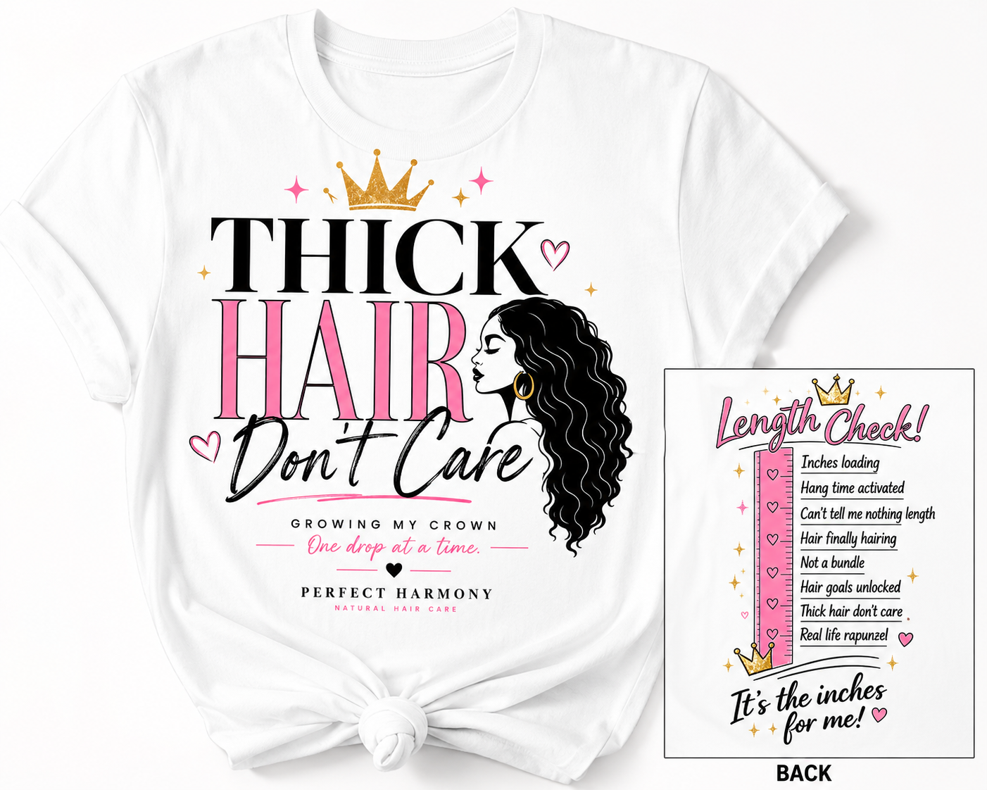 Thick hair don’t care tee