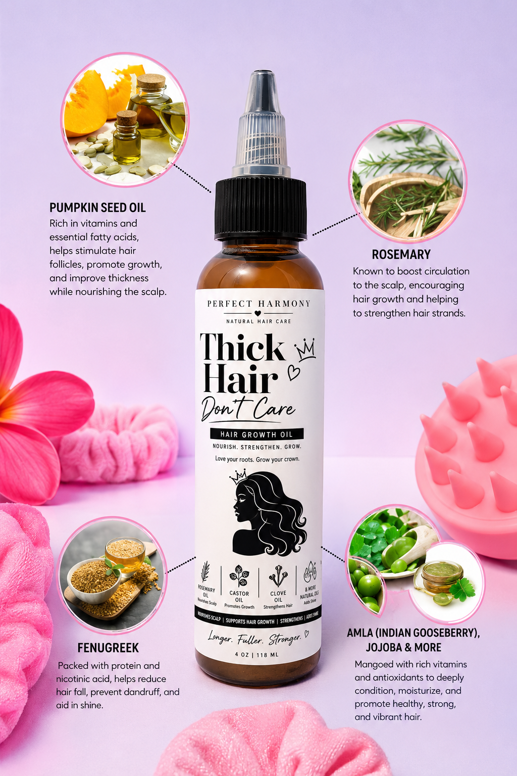 Thick Hair Don’t Care Growth Oil